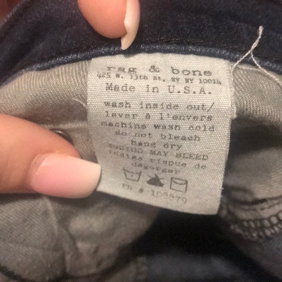 Size 31 rag and bone skinny in color blackpool - Picture 5 of 7